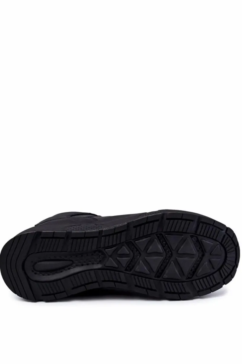 Obuwie Sportowe Męskie>Big Star Shoes Męskie Sneakersy Buty Sportowe Big Star KK174247 Czarne