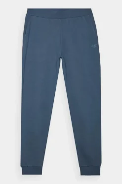 New Męskie Spodnie Dresowe Joggery WMM00TTROM0942-32S Niebieskie Męskie Spodnie Męskie|Odzież 4F