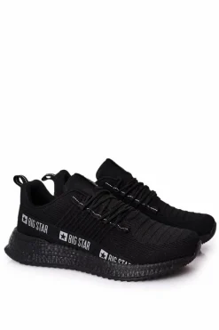 Big Star Shoes Męskie Sportowe Buty Big Star HH174269 Czarne