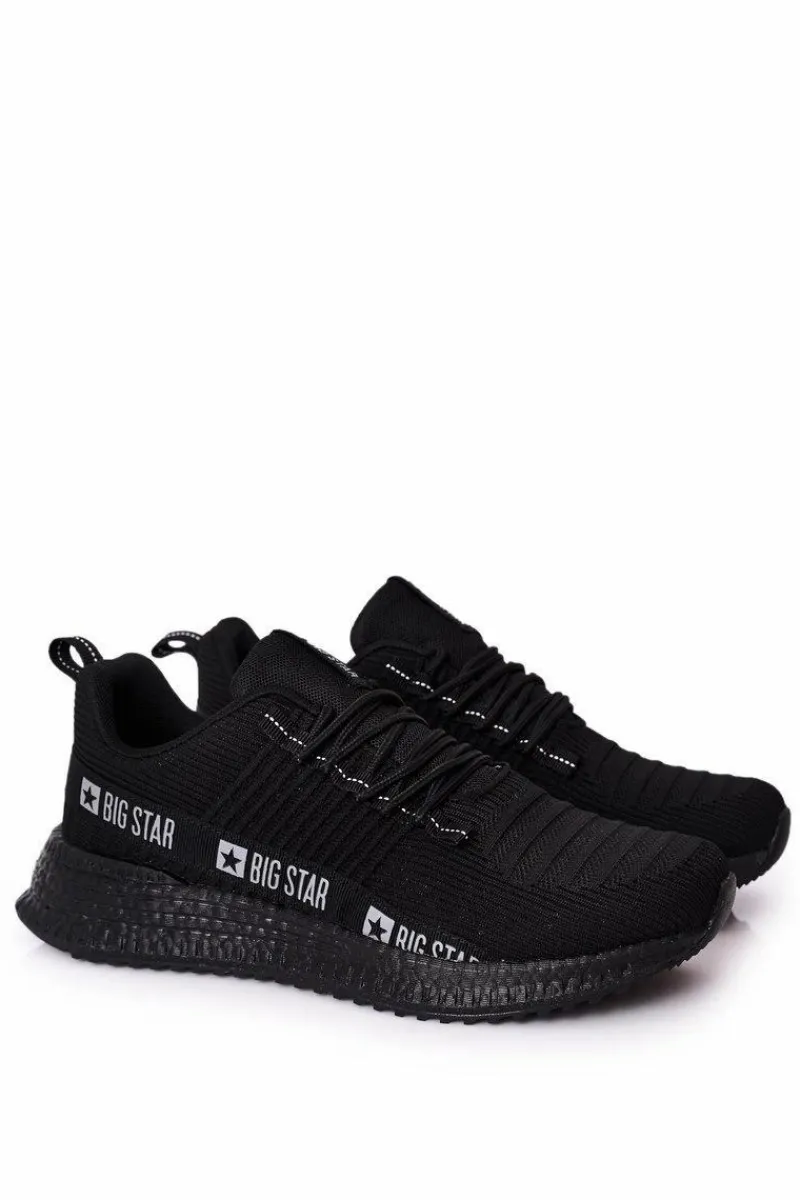 Big Star Shoes Męskie Sportowe Buty Big Star HH174269 Czarne