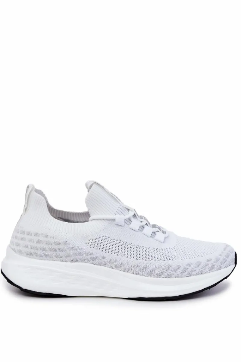 Obuwie Sportowe Męskie>Big Star Shoes Męskie Sportowe Buty Big Star JJ174166 Białe