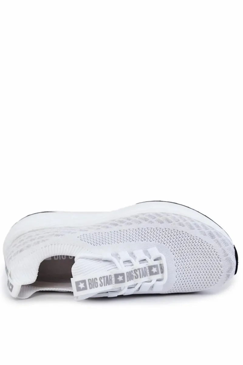 Obuwie Sportowe Męskie>Big Star Shoes Męskie Sportowe Buty Big Star JJ174166 Białe