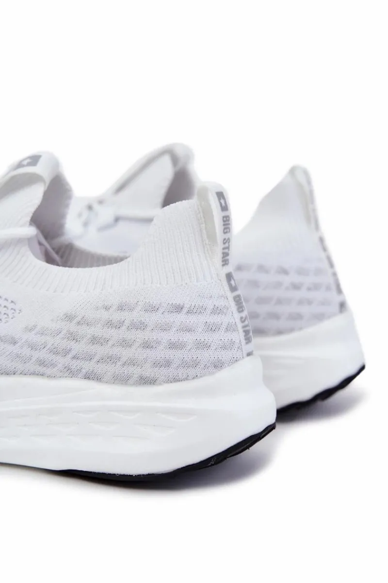 Obuwie Sportowe Męskie>Big Star Shoes Męskie Sportowe Buty Big Star JJ174166 Białe