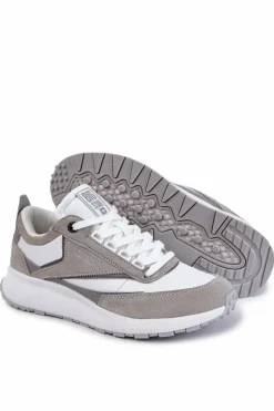 Online Big Star Shoes Męskie Sportowe Buty Big Star KK174021 Biało-Szare