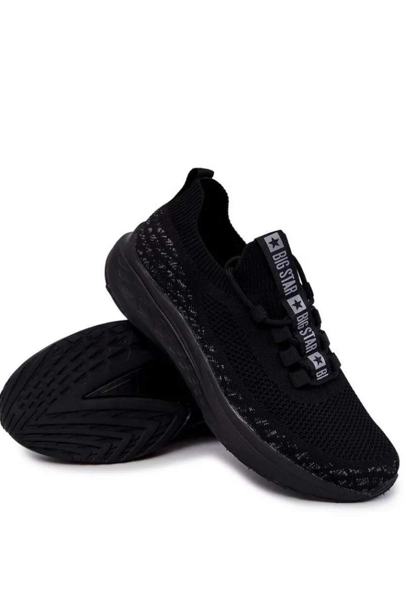 Online Big Star Shoes Męskie Sportowe Buty Big Star JJ174167 Czarne