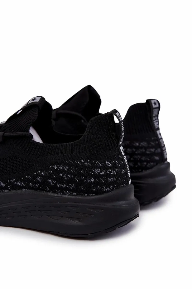 Online Big Star Shoes Męskie Sportowe Buty Big Star JJ174167 Czarne