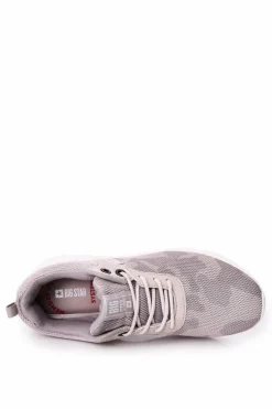 Clearance Big Star Shoes Męskie Sportowe Buty Memory Foam Big Star HH174139 Szare