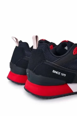 Online Big Star Shoes Męskie Sportowe Buty Memory Foam Big Star HH174240 Granatowe