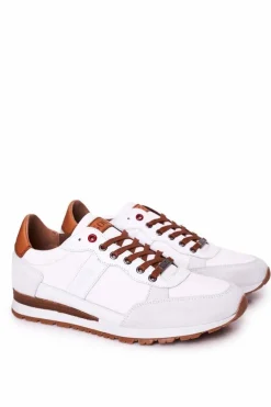 New GOE Męskie Sportowe Buty Sneakersy HH1N4054 Białe
