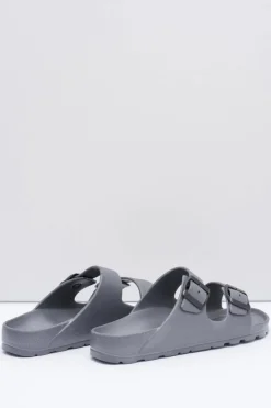 Outlet Boto Męskie Szare Ogrodowe Lekkie Klapki