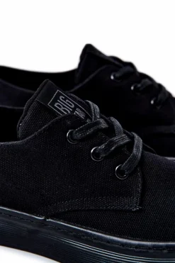 Sale Big Star Shoes Męskie Tenisówki Big Star JJ174052 Czarne