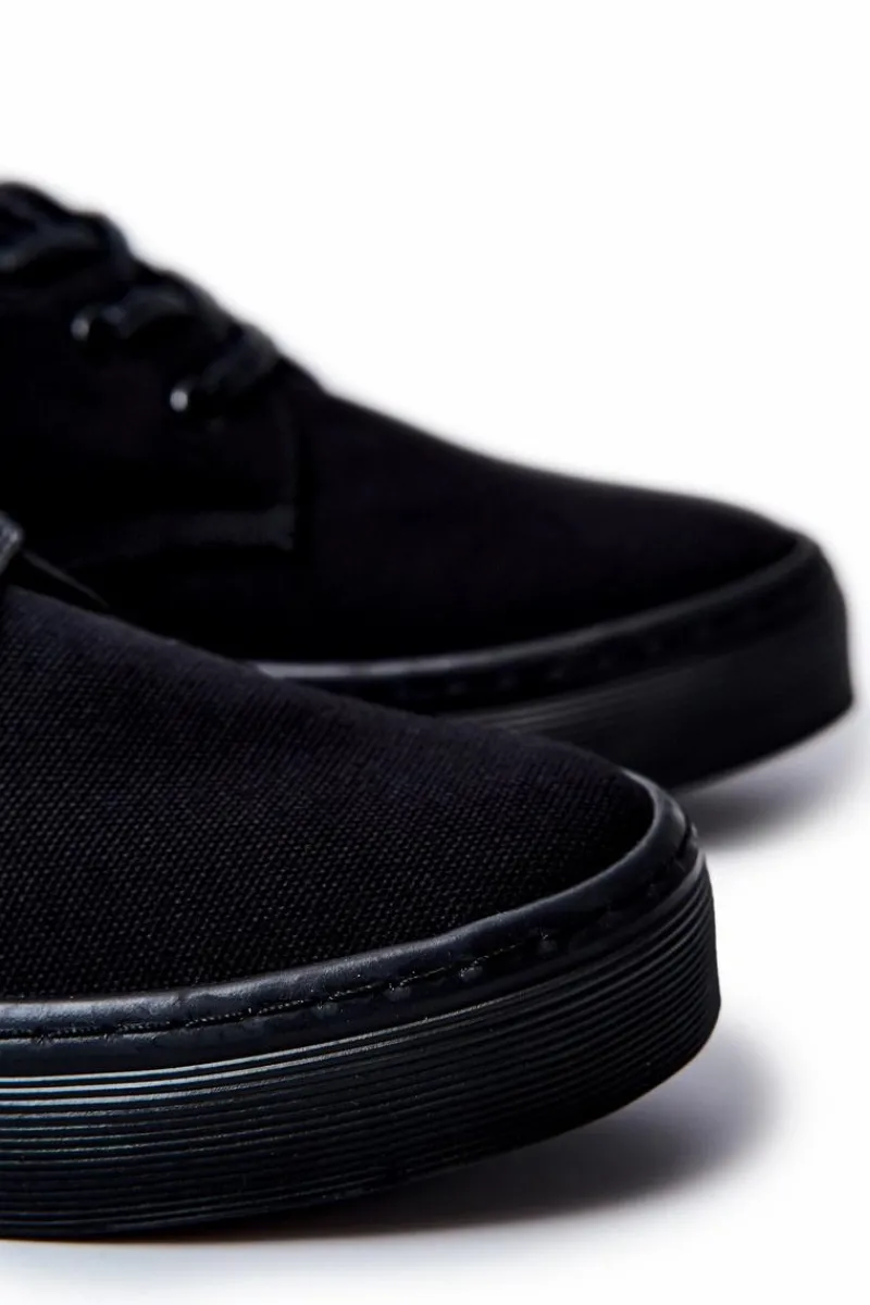 Sale Big Star Shoes Męskie Tenisówki Big Star JJ174052 Czarne