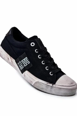 Trampki Męskie Big Star|Trampki Niskie>Big Star Shoes Męskie Tenisówki Trampki BIG STAR JJ174252 Czarne