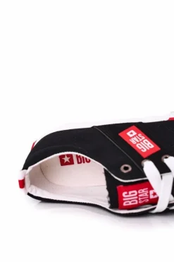 Online Męskie Trampki Big Star HH174039 Czarne Męskie Trampki Męskie Big Star|Trampki Niskie