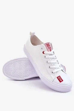 Trampki Męskie Big Star|Trampki Niskie>Big Star Shoes Męskie Trampki Big Star JJ174013 Białe