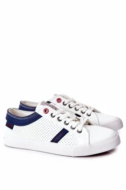 Cross Jeans Męskie Trampki II1R4005C Białe