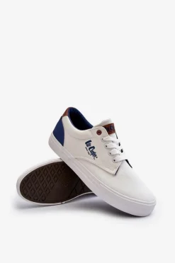 Online Lee Cooper Męskie Trampki LCW-24-02-2140 Białe