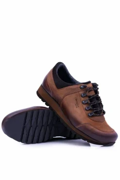 Sale Męskie Trekkingowe Brązowe Półbuty Nikopol 1685 Męskie Obuwie Trekkingowe Męskie