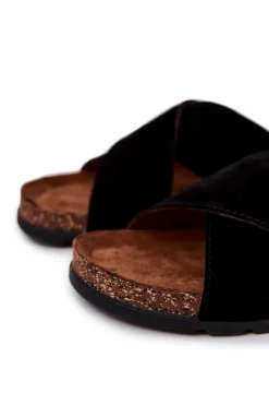 Clearance Męskie Wygodne Klapki Big Star JJ176005 Czarne Męskie Klapki Męskie Big Star|Klapki Męskie Klasyczne