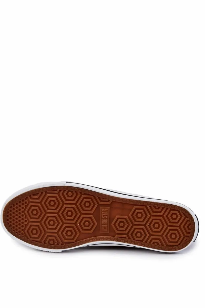 Outlet Męskie Wysokie Trampki Big Star JJ174387 Khaki Męskie Trampki Męskie Big Star|Trampki Wysokie