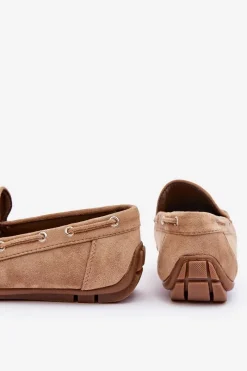 Online Boto Męskie Zamszowe Wsuwane Mokasyny Brązowe Rayan