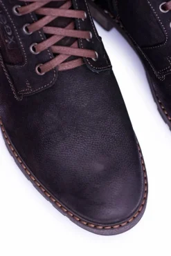 Outlet Neex Czarne Skórzane Ocieplane Męskie Botki Grigor Męskie Botki Męskie