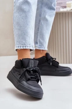 Buty Sportowe Big Star|Śniegowce Damskie>Big Star Shoes Śniegowce Damskie Big Star OO274A530 Czarne