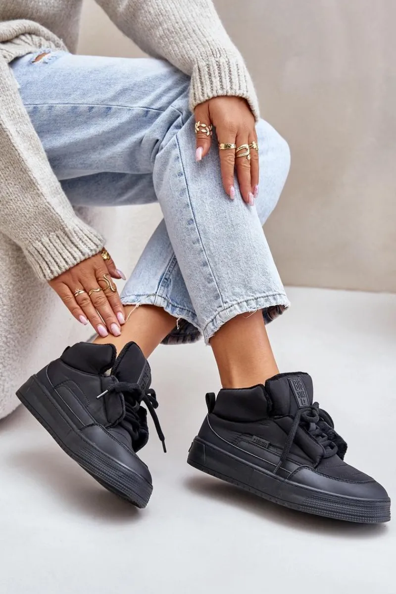 Buty Sportowe Big Star|Śniegowce Damskie>Big Star Shoes Śniegowce Damskie Big Star OO274A530 Czarne