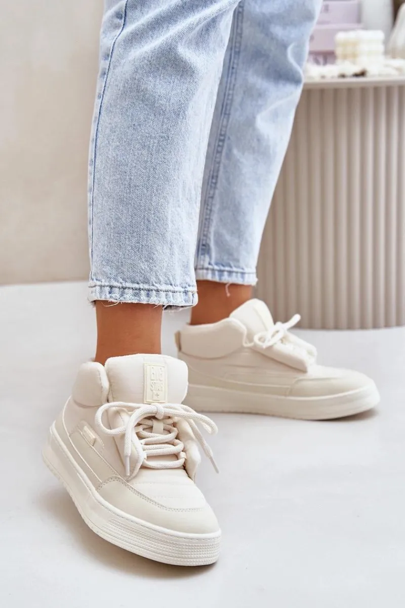 Buty Sportowe Big Star|Śniegowce Damskie>Big Star Shoes Śniegowce Damskie Big Star OO274A531 Kremowe Biały