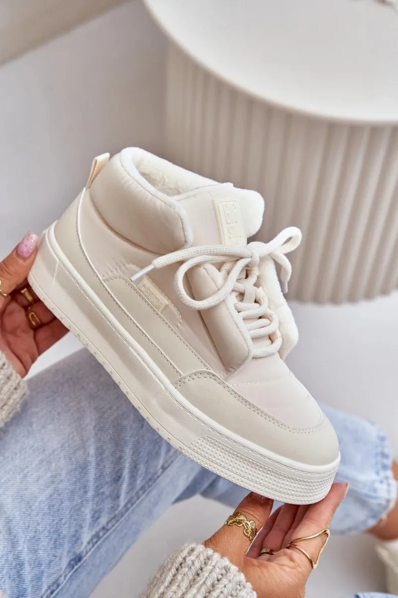 Buty Sportowe Big Star|Śniegowce Damskie>Big Star Shoes Śniegowce Damskie Big Star OO274A531 Kremowe Biały