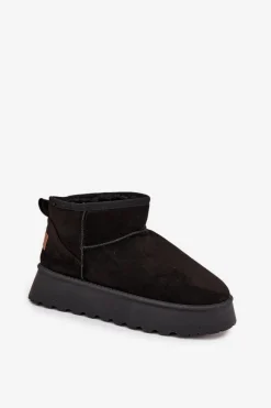 Śniegowce Damskie></noscript>Boto Śniegowce Damskie Na Platformie Czarne Celyra Czarny