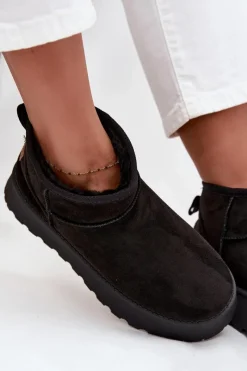 Śniegowce Damskie></noscript>Boto Śniegowce Damskie Na Platformie Czarne Celyra Czarny