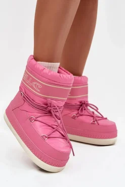 Hot O'Neill Śniegowce Damskie Z Wiązaniem LISA WOMEN HIGH 90253012.01U Różowe Różowy