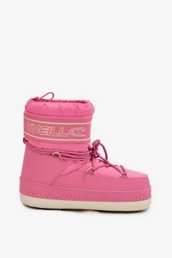 Hot O'Neill Śniegowce Damskie Z Wiązaniem LISA WOMEN HIGH 90253012.01U Różowe Różowy