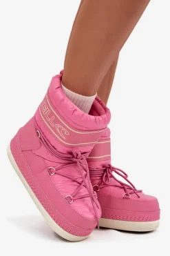 Hot O'Neill Śniegowce Damskie Z Wiązaniem LISA WOMEN HIGH 90253012.01U Różowe Różowy