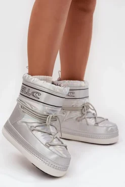 New O'Neill Śniegowce Damskie Z Wiązaniem LISA WOMEN HIGH 90253012.99S Srebrne Srebrny