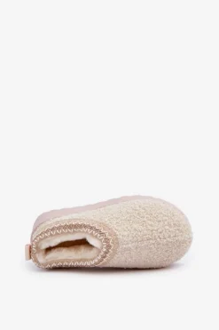 Discount Śniegowce Dziecięce Z Futerkiem Typu Baranek Jasnobeżowe Selathiel Dzieci Dziewczęce|Dziewczęce