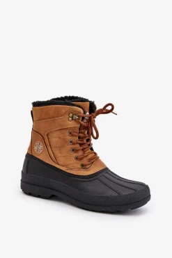 Obuwie Trekkingowe Męskie|Botki Męskie>Lee Cooper Śniegowce Męskie LCJ-24-44-2873M Camel