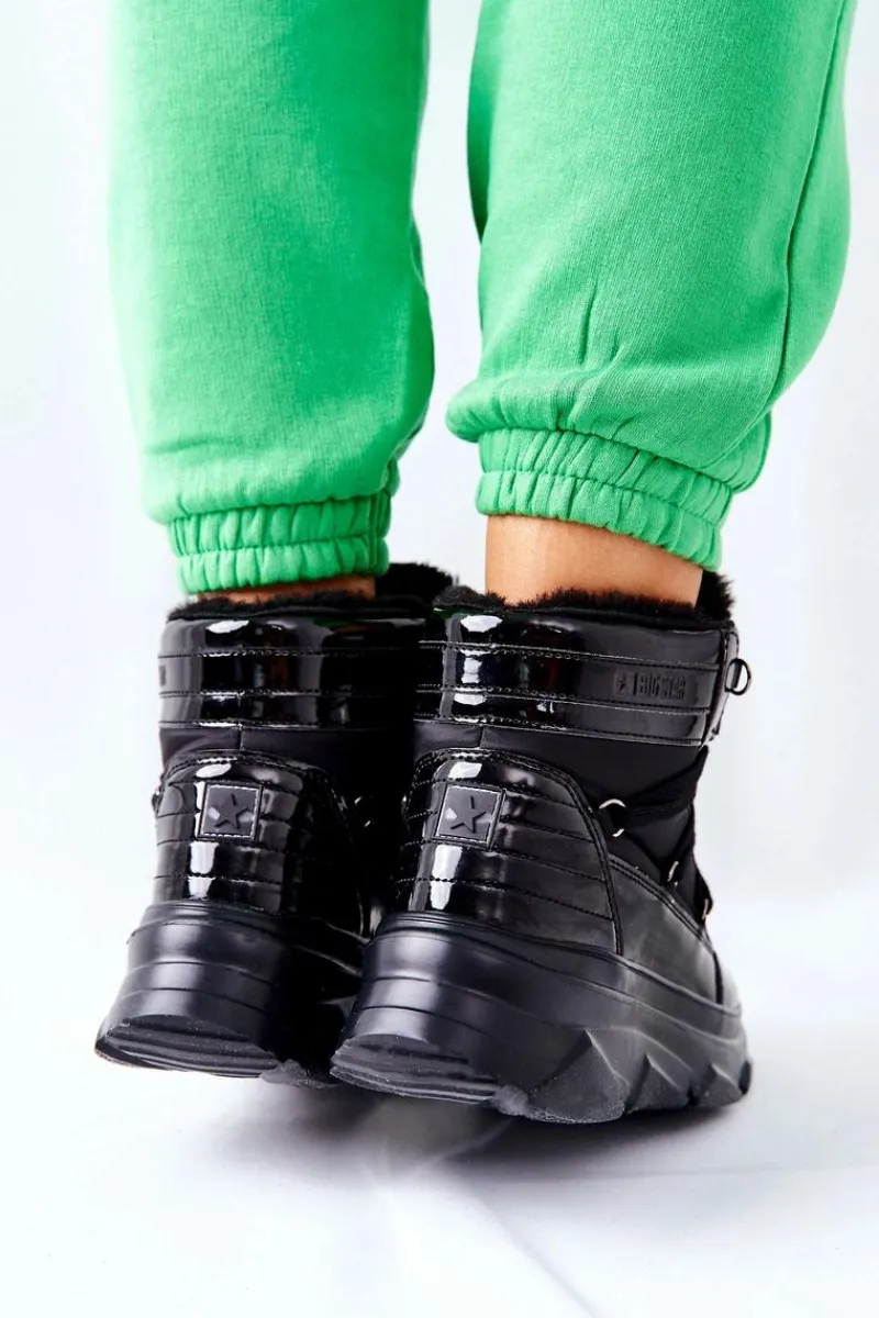 Sale Big Star Shoes Śniegowce Ocieplane Big Star II274311 Czarne
