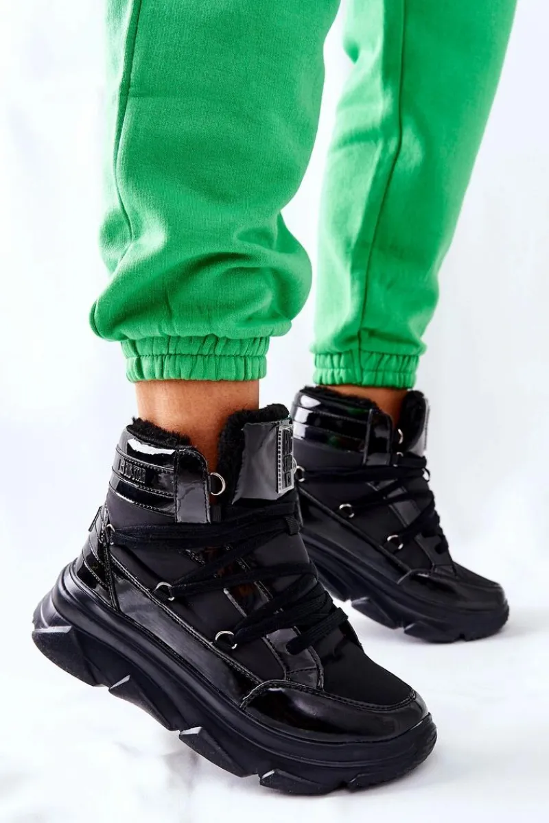 Sale Big Star Shoes Śniegowce Ocieplane Big Star II274311 Czarne