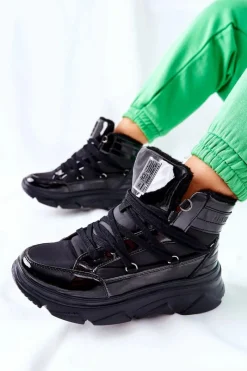 Sale Big Star Shoes Śniegowce Ocieplane Big Star II274311 Czarne