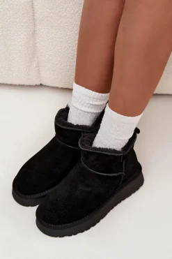 Śniegowce Damskie></noscript>Buty damskie Vinceza Śniegowce Z Naturalnego Zamszu Ocieplane Futerkiem Vinceza 97961 Czarne Czarny