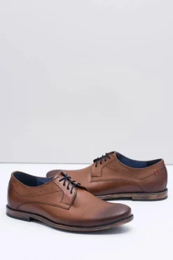 Best Boto Nikopol Brązowe Skórzane Męskie Półbuty James