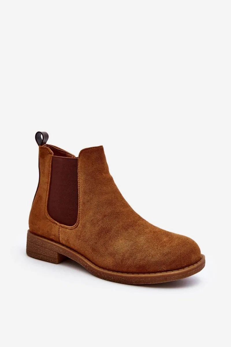 Sale Boto Niskie Botki Sztyblety Damskie Camel Sawarra
