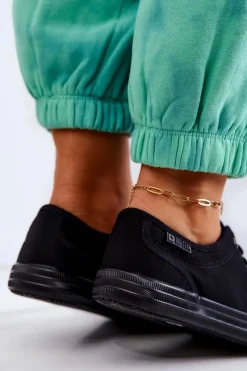 Trampki Damskie Big Star|Trampki Damskie Niskie></noscript>Big Star Shoes Niskie Damskie Tenisówki Big Star JJ274066 Czarne