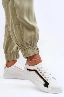 Buty Sportowe Na Platformie|Sneakersy Damskie></noscript>Boto Niskie Klasyczne Buty Sportowe Damskie Białe Lamimi