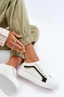 Buty Sportowe Na Platformie|Sneakersy Damskie></noscript>Boto Niskie Klasyczne Buty Sportowe Damskie Białe Lamimi