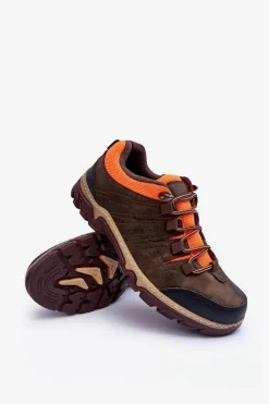 Hot Niskie Męskie Buty Trekkingowe Brązowe Orlando Męskie Obuwie Trekkingowe Męskie