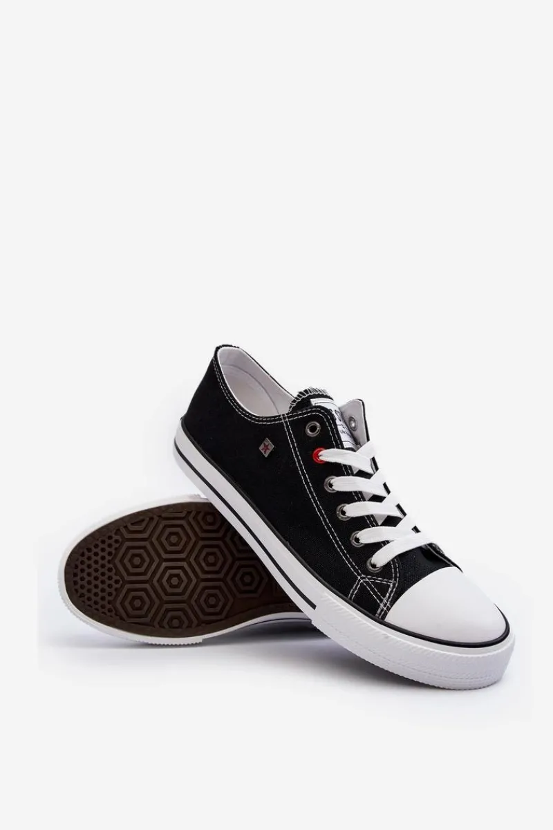 Outlet Niskie Męskie Trampki Big Star T174103 Czarne Męskie Trampki Męskie Big Star|Trampki Niskie