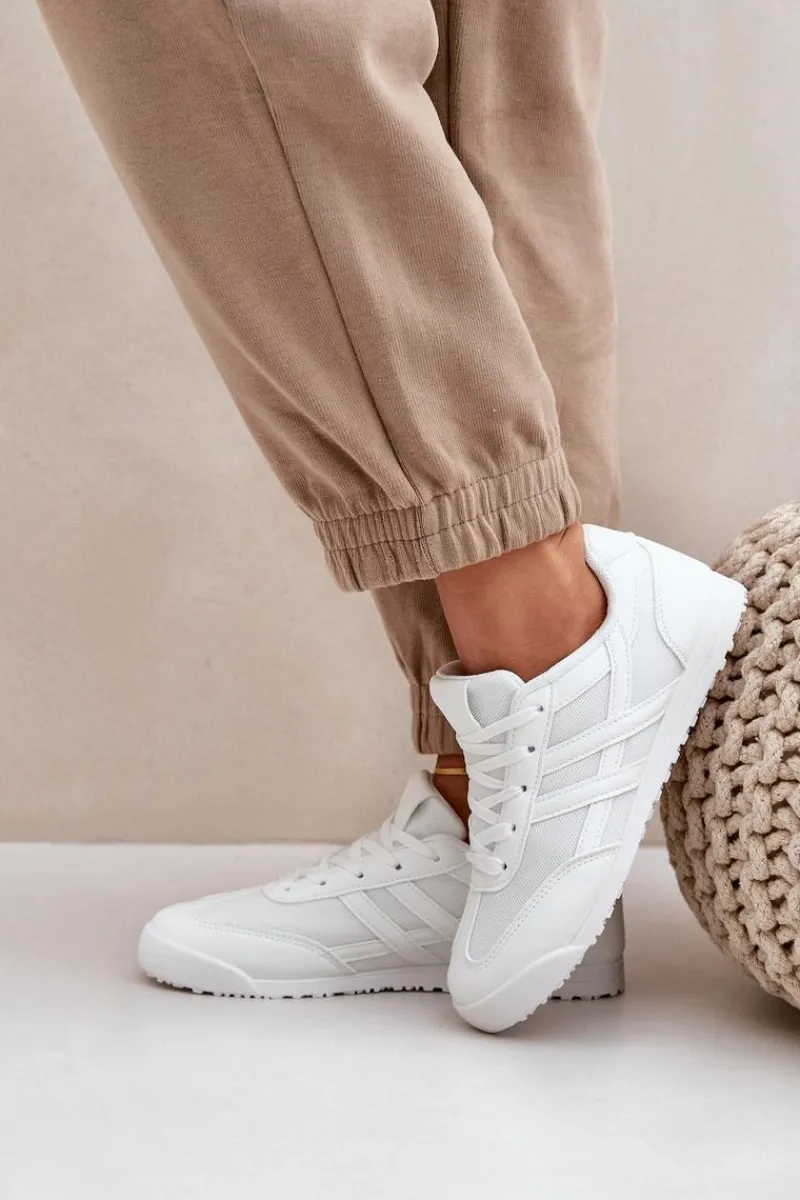 Trampki Damskie Niskie|Sneakersy Damskie>Boto Niskie Tenisówki Trampki Damskie Białe Eezore Biały